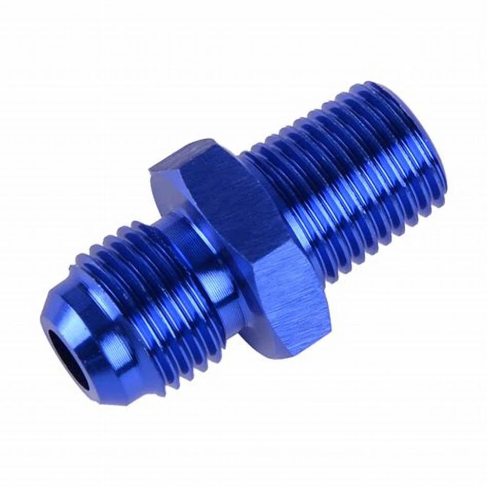 Aluminum cnc metal lathe fittings straight adaptor car accessories cnc hardware custom accessories for motorcycle