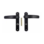 aluminum main external internal gold plated gold door lever luxury chrome zinc alloy black door handle