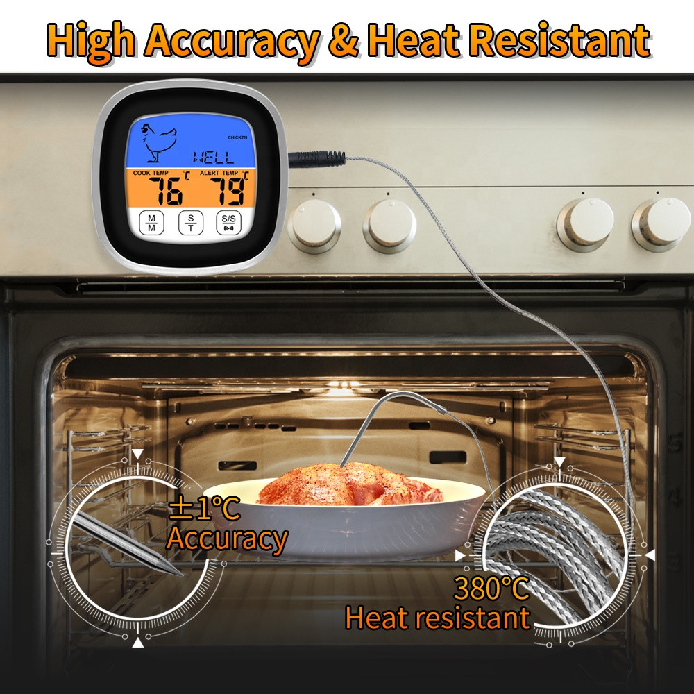 Buy Amazon Best Seller Larger Touchscreen Lcd Digital Cooking Food Meat ...