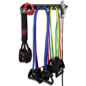 Amazon metal home gym equipment holder Fitness accessories storage rack workout bands jump ropes holder