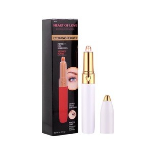 Amazon top sales eyebrow knife rechargeable epilator mini lipstick facial hair removal for women