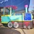 Import Amusement park kids rides trackless sightseeing train battery operated in mall from China