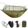 Anti - mosquito nylon hammock camping two person travel hamock camping