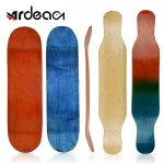 Ardea OEM 100% 7ply Russian Maple Wood Blank Skateboard Deck complete 7in Truck Carton Canadian Skate Longboard Skateboard Decks