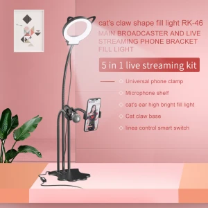 aro de luz tik tok phone selfie ring light aro de luz para foto flexible ring light