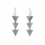 Import Arrow Earrings 925 Sterling Silver Metallic Hand Textured Designer Dangle & Drop Earring from India