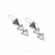 Import Arrow Earrings 925 Sterling Silver Metallic Hand Textured Designer Dangle & Drop Earring from India