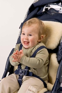 Authentic Australia Merino Sheepskin Natural Fur Baby Sleeping Bag for stroller bunting bag Travel