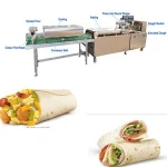 automatic round pancake making line ./ pancake maker / pancake making machine