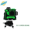 Automatic self leveling 12 lines 3d green laser level