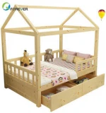 Baby Bed Princess Bed Cribs With Guardrail Modern Bedroom Furniture