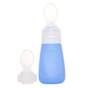 Baby Bottle Feeding Infants Food Supplement With Spoon Wholesale