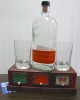 BACARDI glass cup, barware, glassware, BULLEIT shot glass