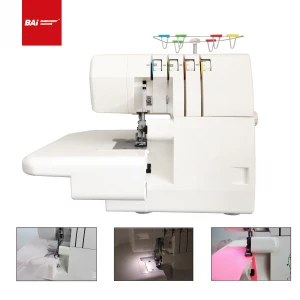 BAI handheld mini overlock sewing machine with sewing machine spare parts for juki overlock