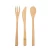 Import Bamboo Tableware Dinnerware Set bamboo spoon fork chopstick knife straw from China