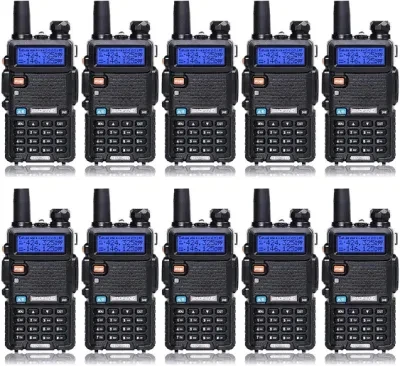 Baofeng Dual-Band VHF UHF Radio UV-5r Walkie Talkie 5W Long Distance Talk Range 3-5km