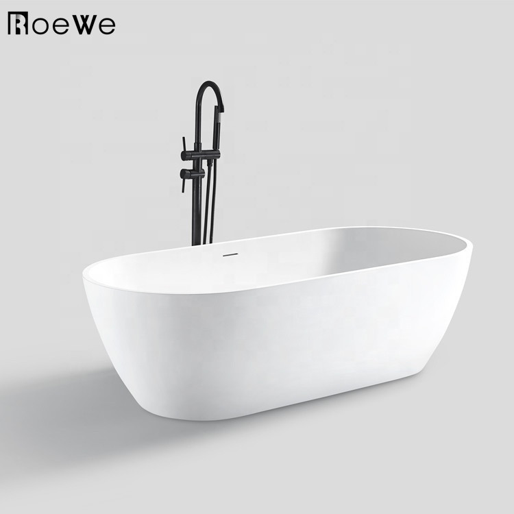 Buy Bathroom Artificial Stone Bathtubs Solid Surface Stand Alone