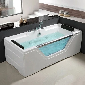 Bathroom two person whirlpool bathtub indoor corner spa bath Massage Bathtub with competitive price for adults