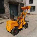 Battery Operated 4 Wheel Drive Electric Mini Loader Made in China