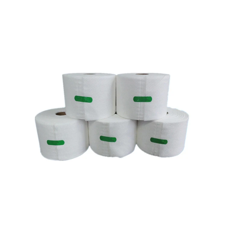 Be used for hot and wet towel dispenser Cotton disposable nonwoven towel roll