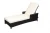 Import Beach patio chaise lounge chair - outside furniture garden recliner sunbathing tanning reading bed pool yard deck sun from China