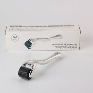 Best 540 face lifting roller derma rolling with Silver Handles