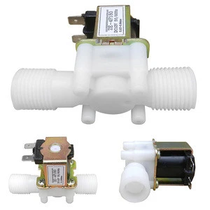 Best DC 12V Electric Solenoid Valve 1/2" N/C Normally Closed Plastic Water Air Inlet Flow Switch for Mega 2560