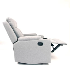 Best Sale factory Wholesale Glider Rocking Swivel  Cinema Recliner Chair with cup holder