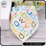 Best selling Plain Cotton Baby Bibs Baby Bandana Drool Bibs Boys/Girls
