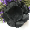 Big flower easy wear fashion fake bun hair pieces synthetic chignon