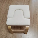 Birch Plywood Yoga Headstand Inversion Bench Chair with PU Leather Pads China Professional Manufacturer