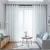 Import BKSY-13I high quality sheer stripe curtains white sheer curtain for living room and home from China