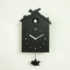 Black classical Wooden cuckoo wall clock