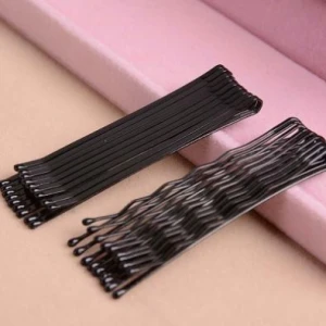 Black Hairpins For Women Hair Clip Lady Bobby Pins Invisible Wave Hairgrip Barrette Hairclip Hair Clips Accessories L0054