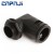 Import Black wholesale 90 Degree Elbow Fitting Union Connector for electrical conduit from China