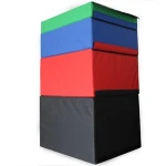 Body building fitness gym Soft Jump Box 1 Full Set Plyo Box