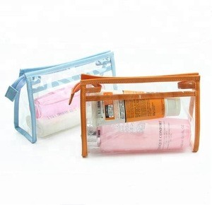 Boshiho Manufacture Custom Design PVC Travel Cosmetic Bag Transparent Cosmetic Bag