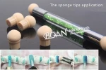 BQAN 2017 New Arrival Acrylic Handle Color Changeable Sponge Nail Art Brush
