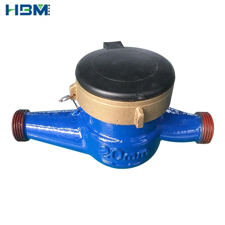 Brass material body 15mm - 20mm domestic  water meter 4-20ma output flow meter