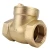 Import brass spring air compressor y type dual plate check valve from China