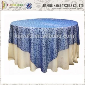 Bulk sale cheap decoration soft cloth table skirt