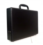 business computer case Leather Briefcase-Black