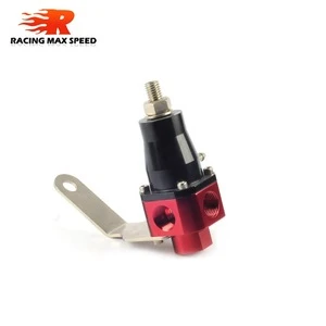 Bypass Fuel Pressure Regulator 3 to 65 Psi 3 Port 3/8NPT Fuel System Red