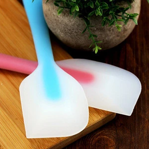Cake Decorating Design Offse Silicone Heat Resistant Dessert Eco-friendly Handle Laboratory Pastry Beauty Baking Tool Spatula