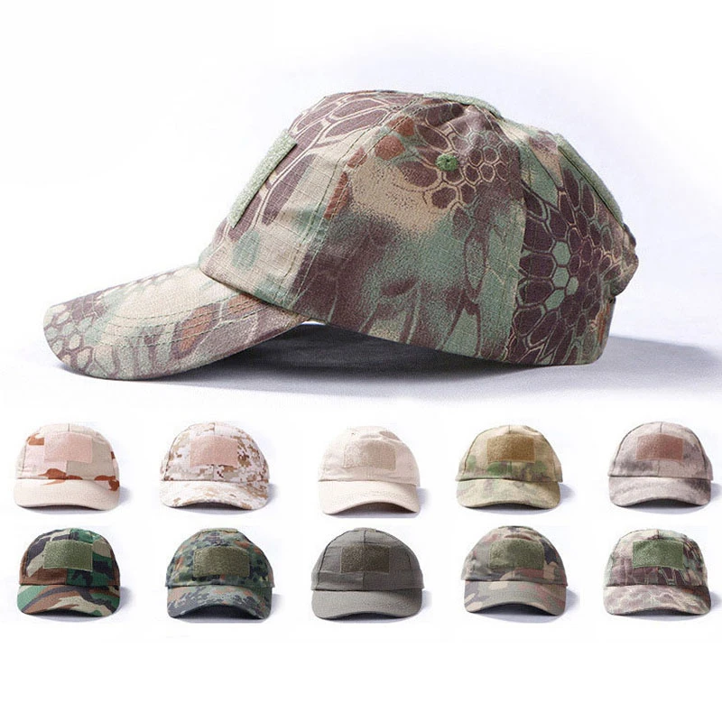 Camping training children cotton hat summer camp jungle camouflage hunting boys/Girls student cap sunhat baseball cap wholesale