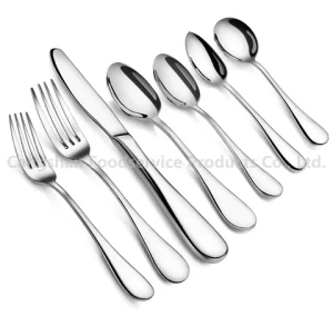 Cangshan - Henry Foodservice 18/8 Flatware, Dew, Mirror Polish, High-Quality Flatware, Dishwaher Safe for Home, Restaurant