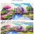Import Canvas painting wall art African grasslands lion  3d diamond painting from China