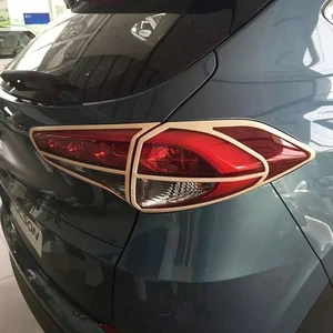 Car Exterior Accessories For 2015 Hyundai Tucson ABS Chrome Taillight/Tail Light Cover