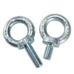Carbon Steel Threaded Hook Bolts Eye Bolt Long Shank Lifting Ring Eye bolt