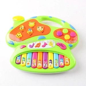 Cartoon plastic baby toy piano